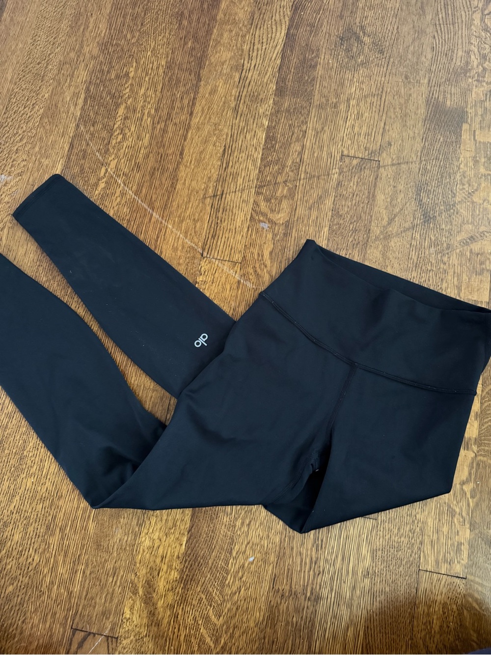 ALO Black High Rise Leggings Size Small